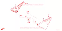 COUVERCLES LATERAUX pour Honda CL 250 de 2023