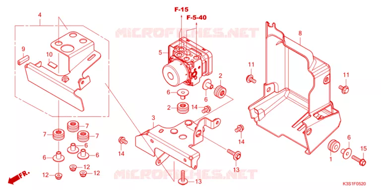 MODULATEUR ABS/SUPPORT Honda MOTO 250 CL 2023  CL250AP