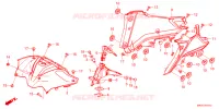 COUVERCLES LATERAUX pour Honda NC 750 X ABS de 2021