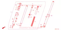 FOURCHE pour Honda NC 750 X ABS de 2021