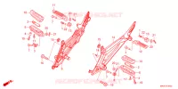 REPOSE PIED pour Honda NC 750 X ABS de 2021