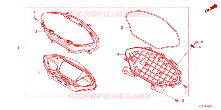 COMPTEUR Honda SCOOTER 160 PCX 2023  WW160AP