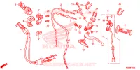 LEVIER DE GUIDON   CABLE   COMMODO pour Honda CRF 150 R de 2024