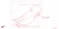 SELLE pour Honda CRF 110 de 2024