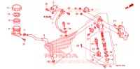 MAITRE CYLINDRE DE FREIN ARRIERE pour Honda VFR 1200 F de 2012