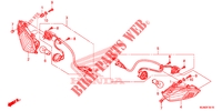 CLIGNOTANT AVANT pour Honda VFR 800 F de 2014