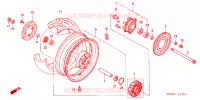 ROUE ARRIERE pour Honda CBR 600 F de 2001