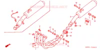 SILENCIEUX D'ECHAPPEMENT pour Honda CBR 600 F de 2001