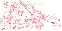 GUIDON   TE DE FOURCHE pour Honda CBR 600 F de 2001