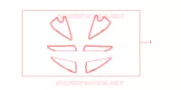 KIT DECO RACING pour Honda CBR 600 RR de 2007