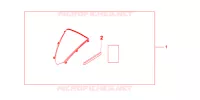 PARE BRISE pour Honda CBR 600 RR de 2007