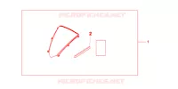 PARE BRISE pour Honda CBR 600 RR de 2007