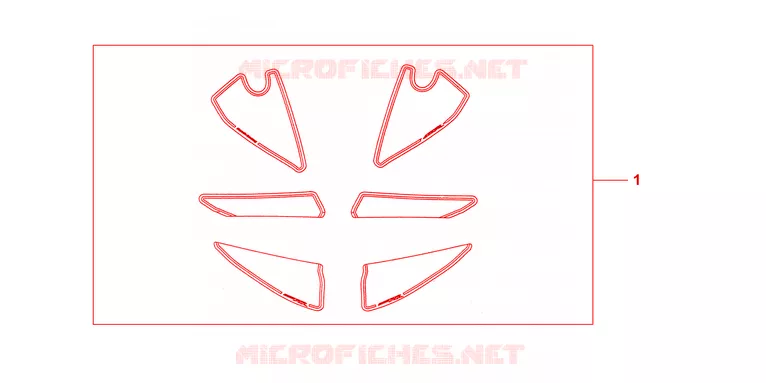KIT DECO RACING Honda MOTO 600 CBR 2007  CBR600RR7