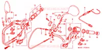 COMMODO   LEVIER   CABLE pour Honda BLACK WIDOW 750 de 2001
