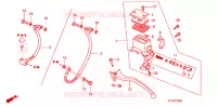 MAITRE CYLINDRE DE FREIN ARRIERE pour Honda SH 300 ABS de 2007
