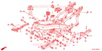 CADRE pour Honda GL 1800 GOLD WING ABS AIRBAG PRETO de 2014