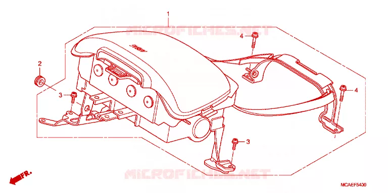 MODULE AIRBAG Honda MOTO 1800 GOLD-WING 2014  GL1800E