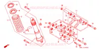 AMORTISSEUR ARRIERE pour Honda XL 250 DEGREE de 1992
