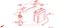 BATTERIE pour Honda XL 250 DEGREE de 1992