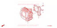 CYLINDRE pour Honda SPACY 125 de 1996