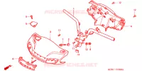 GUIDON   CARENAGE pour Honda SPACY 125 de 1996