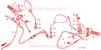 COMMODO   LEVIER   CABLE pour Honda 50 DIO FIT TYPE II de 1997