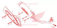 SILENCIEUX D'ECHAPPEMENT pour Honda PCX 150 de 2016