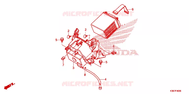 BATTERIE Honda SCOOTER 150 PCX 2016  WW150EX2F