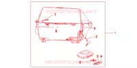TOP CASE 45L pour Honda AFRICA TWIN 750 de 2000