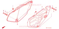 COUVERCLES LATERAUX pour Honda AFRICA TWIN 750 de 2000