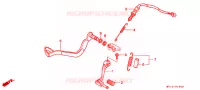 PEDALE pour Honda AFRICA TWIN 750 de 2000