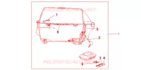TOP CASE 45L pour Honda AFRICA TWIN 750 de 2000