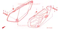 COUVERCLES LATERAUX pour Honda AFRICA TWIN 750 de 2000