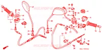 COMMODO   LEVIER   CABLE pour Honda 50 LIVE DIO de 2000