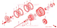 EMBRAYAGE pour Honda VT 1100 SHADOW C2 SABRE de 2000