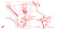 MAITRE CYLINDRE DE FREIN AVANT pour Honda VT 1100 SHADOW C2 SABRE de 2000