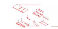 OUTIL pour Honda VT 1100 SHADOW C2 SABRE de 2000