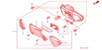FEUX ARRIERE pour Honda 50 LIVE DIO ZX de 2000