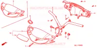 GUIDON   CARENAGE pour Honda 50 LIVE DIO ZX de 2000