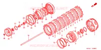EMBRAYAGE pour Honda GL 1800 GOLD WING de 2004