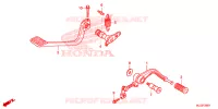 PEDALE pour Honda F6B 1800 GOLD WING 2GS de 2016