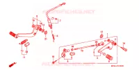 PEDALE pour Honda CBR 600 SMOKIN JOE de 1996