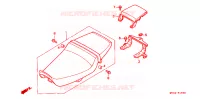 SELLE pour Honda CBR 600 SMOKIN JOE de 1996