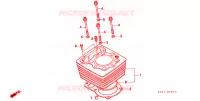 CYLINDRE pour Honda XR 250 R de 1996