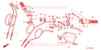 LEVIER DE GUIDON   CABLE   COMMODO pour Honda XR 250 R de 1996