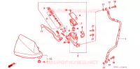 MAITRE CYLINDRE DE FREIN AVANT pour Honda XR 250 R de 1996