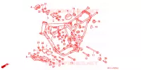 CADRE pour Honda XR 250 R de 1992