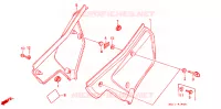 COUVERCLES LATERAUX pour Honda XR 250 R de 1992