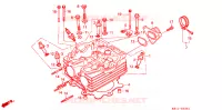 CULASSE pour Honda XR 250 R de 1992