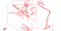 MAITRE CYLINDRE DE FREIN AVANT pour Honda XR 250 R de 1992